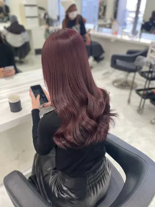 セミロング 💗秋冬トレンドヘア Natsumi 💗のヘアスタイル