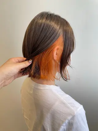 ショート カラー ayumi🌈 インナーカラー🌈のヘアスタイル