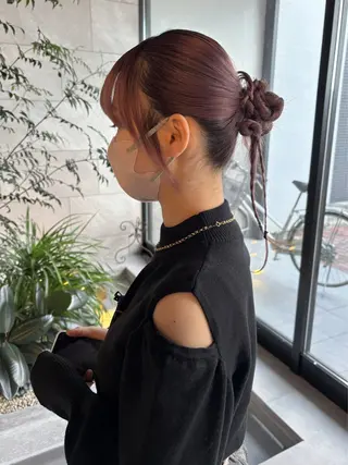 ヘアアレンジ Well所属・sato harunaのヘアスタイル