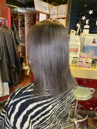 ミディアム カラー カット/ピンク/ ラベンダー/長谷恵花のヘアスタイル