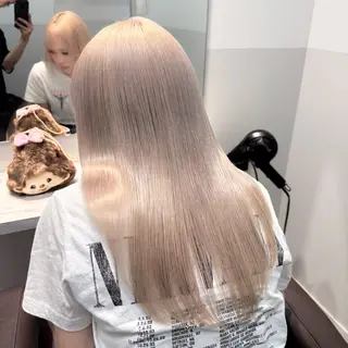 ロング カラー ヘアアレンジ メンズ キッズ SALOWIN所属・ハイトーン美容師 MASATOのヘアスタイル