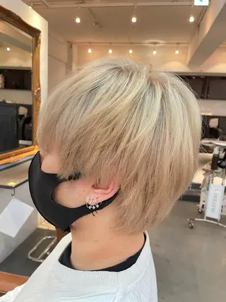 ショート メンズ カラーが上手い 辻悠月のヘアスタイル