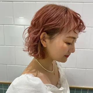 ショート カラー ヘアアレンジ 𝐠𝐢𝐫𝐥𝐲 𝐦𝐨𝐝𝐞🖤のヘアスタイル