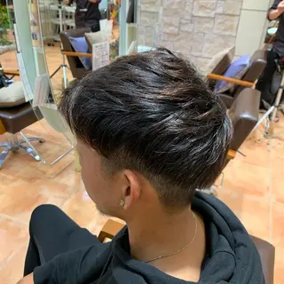 ショート カラー メンズ charme【 シャルム 】所属・ボブ/レイヤー/ nanamiのヘアスタイル