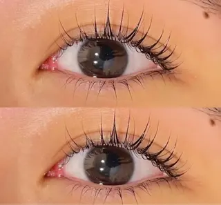 マツエク・マツパ eve🐰束間まつ毛 /透明感カラーのマツエク・マツパデザイン