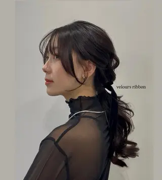 ロング ヘアアレンジ 立川 🫧 ブリーチ 艶髪カラー🧸✨️のヘアスタイル