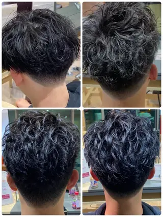 メンズ キッズ メンズ特化/フェザー /パーマ/伊勢元のヘアスタイル