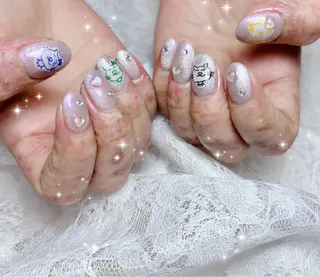 ネイル FLARE NAIL フレアネイルのネイルデザイン