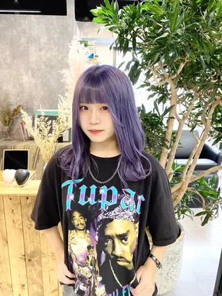 セミロング 【.ico】心斎橋 飛田ゆうきのヘアスタイル