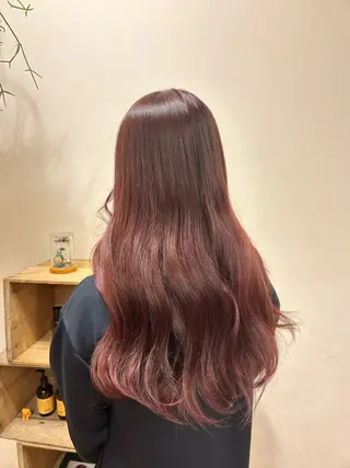 ロング カラー 松田 亜耶のヘアスタイル