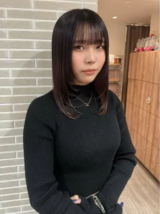 ミディアム 透明感カラー／ 今城愛友花のヘアスタイル