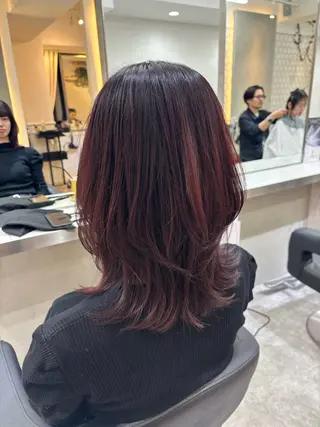 ミディアム カラー Viot 銀座 樋口 桃佳のヘアスタイル