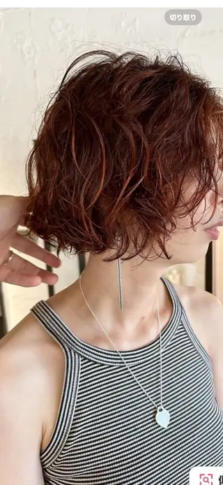 ショート パーマ Luexe所属・河辺 璃久のヘアスタイル