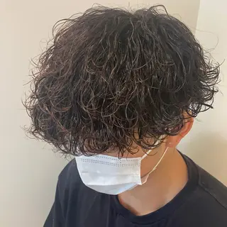 ショート パーマ メンズ メンズパーマ 西條真治のヘアスタイル