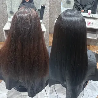 ロング 髪質改善＆縮毛矯正専門店LAMRON所属・☁究極自然な縮毛矯正 ︎︎☁横山寛人︎︎☁のヘアスタイル