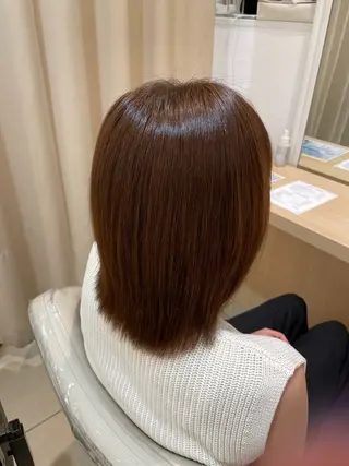 セミロング カラー ✩𝐴𝑠ℎ 中目黒 浦野 遥✩*。のヘアスタイル