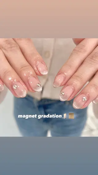 ネイル 🎀チーク/ちゅるん 🫧chisa🎀のネイルデザイン