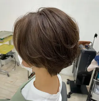 ショート 心斎橋/海外レイヤー 募集中三好玲奈のヘアスタイル