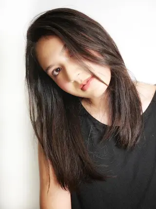 ロング 大人の艶髪✂️ 矢崎美紀のヘアスタイル