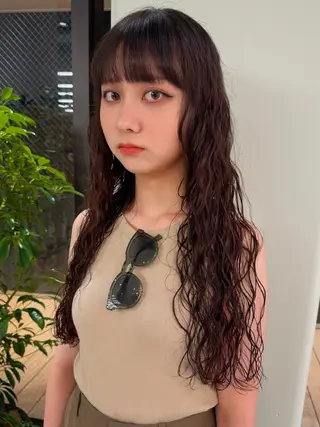 ロング パーマ 原宿パーマ kazuのヘアスタイル