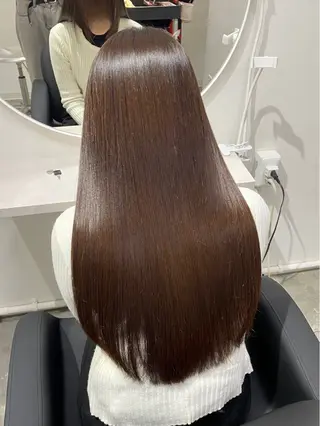 ロング YUZU🎀顔まわり ×レイヤー×髪質改善のヘアスタイル