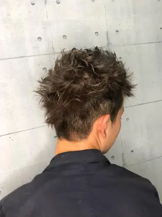 パーマ メンズ 北脇 健治のヘアスタイル