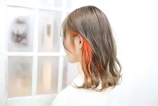 セミロング カラー ✨池袋ブリーチ特化 Hibiki✨のヘアスタイル