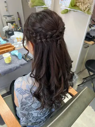 ロング ヘアアレンジ 山室 敬義のヘアスタイル