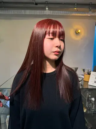 セミロング カラー Seeknext // Rukaのヘアスタイル