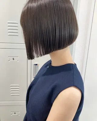 ミディアム WARP/縮毛矯正 山野辺のヘアスタイル