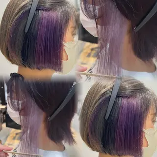 ミディアム Le.Jardin hair produce所属・Le.jardin 假屋未来のヘアスタイル