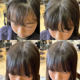 パーマ Aile所属・酸性ストレート／カラ ー/山下高明のヘアスタイル