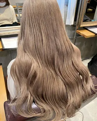 ロング カラー 似合わせカラーパーマ 🌿kitin米川のヘアスタイル