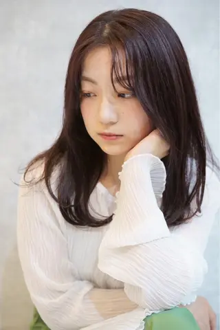 セミロング カラー Selene 難波店　HIROKIのヘアスタイル