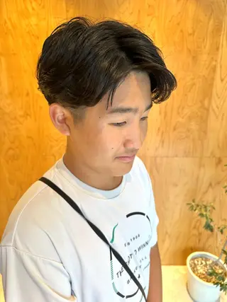 ショート パーマ メンズ メンズパーマ達人/ フェード/イツキのヘアスタイル