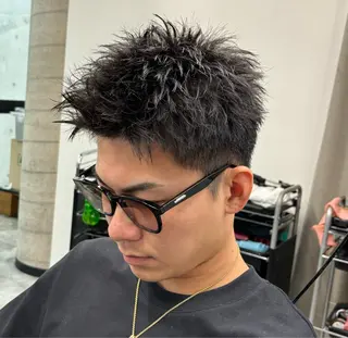 ショート メンズ era2d所属・マコト/心斎橋 メンズ専門店のヘアスタイル