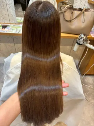 ロング 長井 遥のヘアスタイル