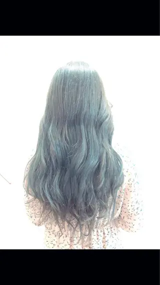 ロング カラー 韓国 縮毛矯正 髪質改善 木村のヘアスタイル