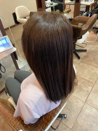 セミロング 大賀 和希のヘアスタイル