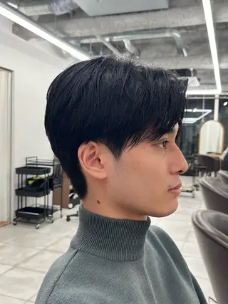 ミディアム パーマ メンズ 🏆メンズヘア特化 🥇代表りんぺーのヘアスタイル