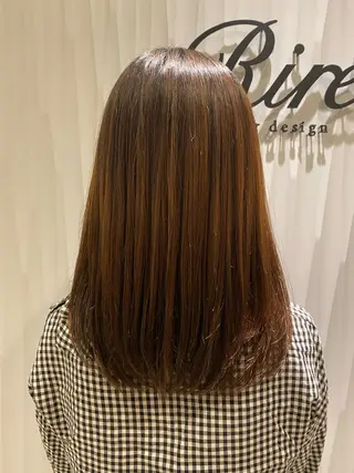 ミディアム 大倉 未波のヘアスタイル