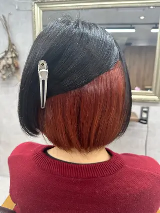 ショート カラー Lien 深井店のヘアスタイル