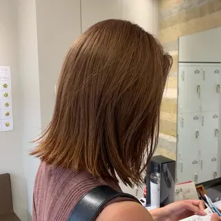 セミロング 👑満足度1000% 重村 春奈👑のヘアスタイル