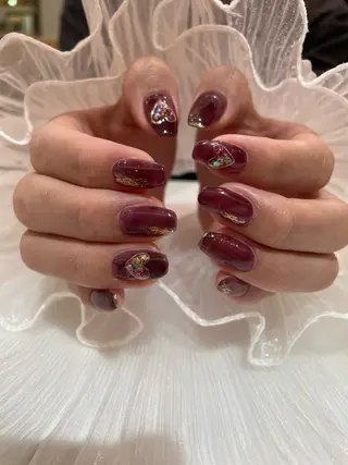 ネイル るか/透明感 カラー/アレンジのヘアスタイル