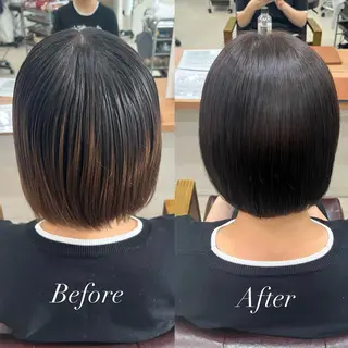 カラー 永井 夢彩のヘアスタイル