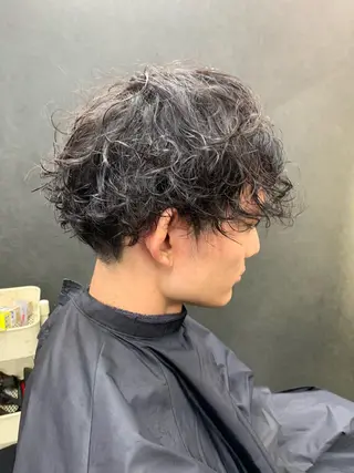 パーマ メンズ 倉田 よしきのヘアスタイル