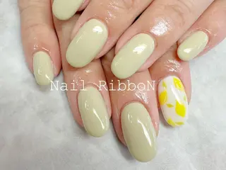 ネイル ネイルリボン 石田のネイルデザイン