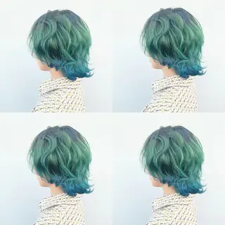 ミディアム カラー nambu-GARDEN所属・上田 昂雅のヘアスタイル