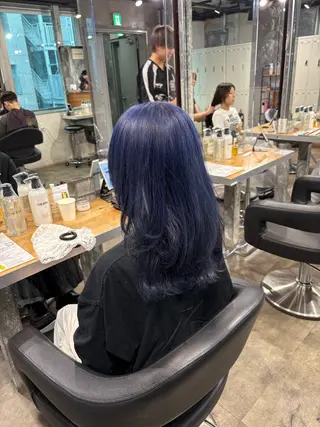 ロング カラー ハイトーンブロンド 横浜💞ミオのヘアスタイル