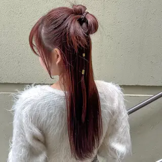 ロング ヘアアレンジ 飯塚 沙衣のヘアスタイル